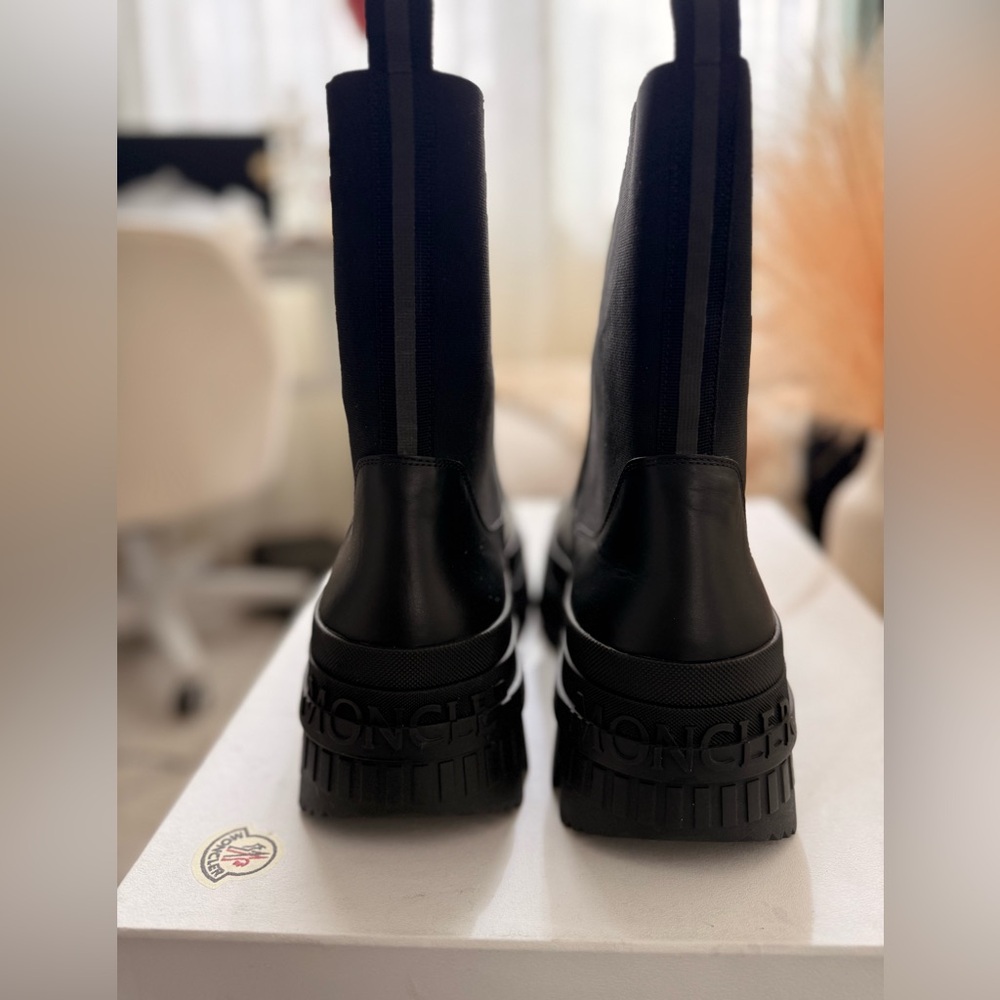 Moncler Black Chukka Boots